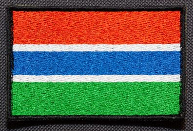 Patch mit der Nationalflagge Gambia