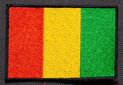 Patch mit der Nationalflagge Guinea