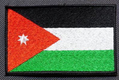 Patch mit der Nationalflagge Jordanien