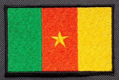 Patch mit der Nationalflagge Kamerun