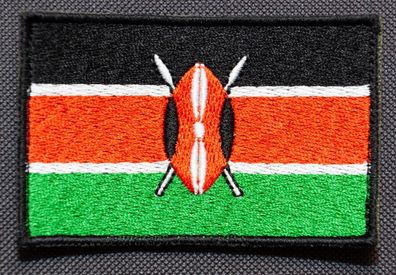 Patch mit der Nationalflagge Kenia
