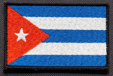 Patch mit der Nationalflagge Kuba