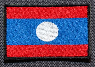 Patch mit der Nationalflagge Laos