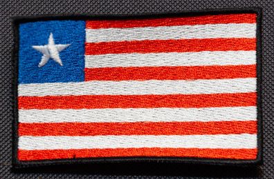 Patch mit der Nationalflagge Liberia