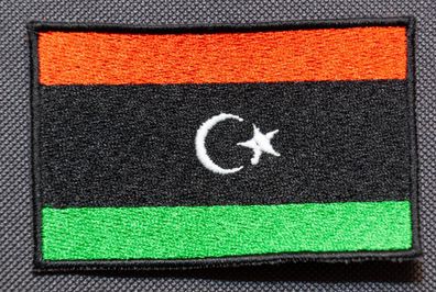 Patch mit der Nationalflagge Libyen