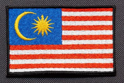Patch mit der Nationalflagge Malaysia