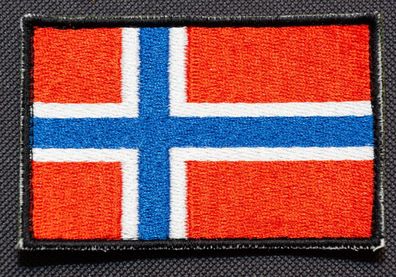 Patch mit der Nationalflagge Norwegen
