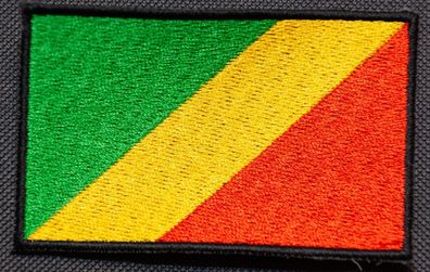 Patch mit der Nationalflagge Republik Kongo