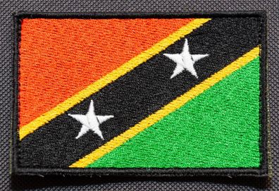 Patch mit der Nationalflagge Sant Kitts und Nevis