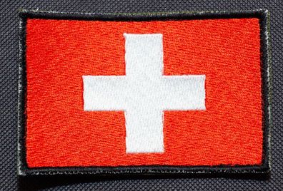 Patch mit der Nationalflagge Schweiz