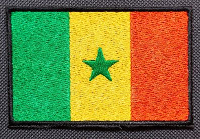 Patch mit der Nationalflagge Senegal