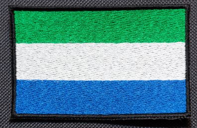 Patch mit der Nationalflagge Sierra-Leone