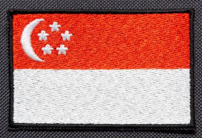 Patch mit der Nationalflagge Singapur