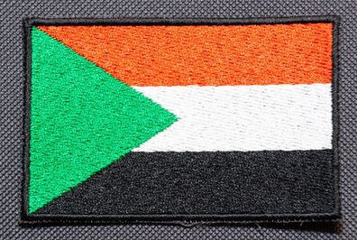 Patch mit der Nationalflagge Sudan