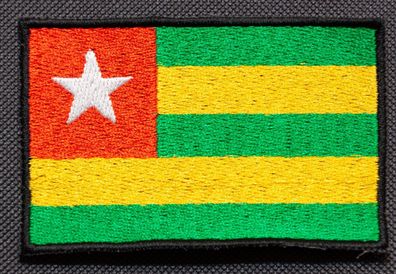 Patch mit der Nationalflagge Togo