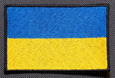 Patch mit der Nationalflagge Ukraine
