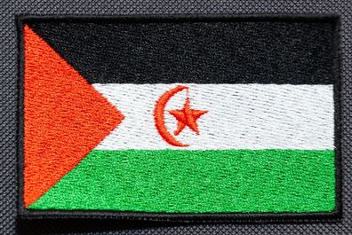 Patch mit der Nationalflagge Westsahara