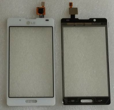 Touch Touchscreen Glas Digitizer Flex Weiss für LG Optimus L7 P710 P713