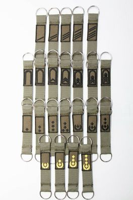 Schlüsselanhänger mit Dienstgrad, Bundeswehr, Reservisten, Soldaten