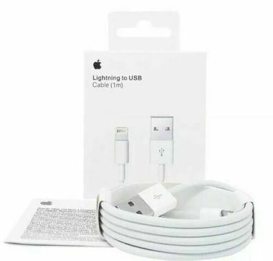Original Apple MD818ZM/ A 1m USB Lightning Ladekabel iPhone X 8 8+ iPhone 7 7+ 6