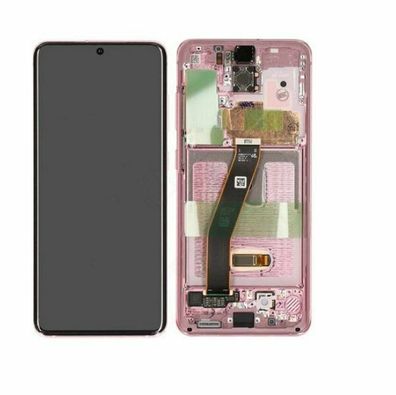 100% Original LCD Touchscreen Display Einheit Pink Samsung Galaxy S20 5G G981F