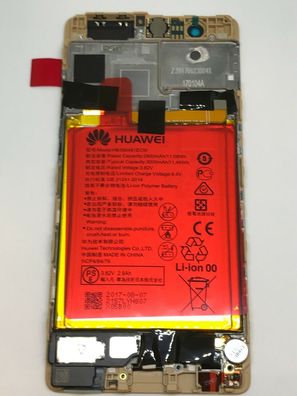 100% Original Service Pack LCD Display Einheit Touch Screen mit Rahmen Huawei P9