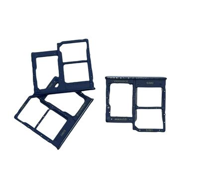 Sim SD Karten Adapter Halter Halterung Card Blau Samsung Galaxy A40 A405F