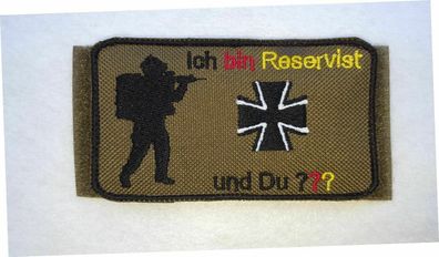 Patch Bundeswehr, Reservisten, Soldat, Bushcraft