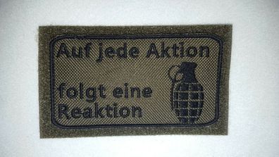 Patch Bundeswehr, Reservisten, Soldat, Bushcraft, Handgranate