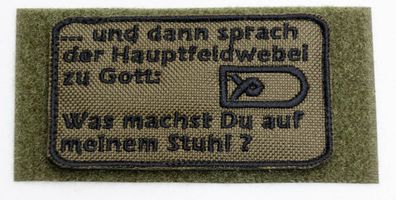 Patch Bundeswehr, Reservisten, Soldat, Bushcraft, Hauptfeldwebe, HFw