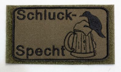 Patch Bundeswehr, Reservisten, Soldat, Bushcraft, Outdoor, Schluckspecht