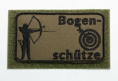 Patch Bundeswehr, Reservisten, Soldat, Bushcraft, Outdoor, Wander, Bogenschütze
