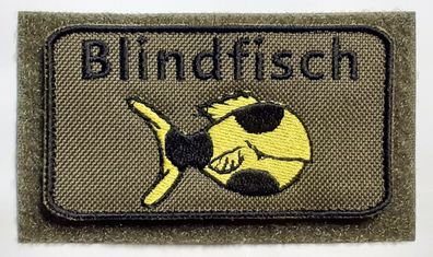 Patch Bundeswehr, Reservisten, Soldat, Bushcraft, Outdoor, Wandern, Blindfisch