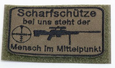 Patch Bundeswehr, Reservisten, Soldat, Bushcraft, Scharfschütze, Sniper