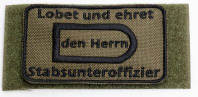 Patch Bundeswehr, Reservisten, Soldat, Bushcraft, Stuffz, Stabsunteroffizier