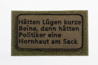 Patch Bundeswehr, Reservisten, Soldat, Bushcraft, Wandern, Outdoor, Politiker