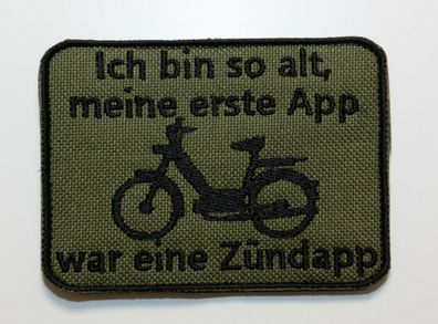 Patch Bundeswehr, Reservisten, Soldat, Bushcraft, Wandern, Zündapp