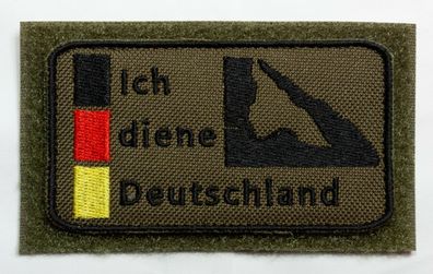 Patch Bundeswehr, Reservisten, Soldat, Ich diene Deutschland