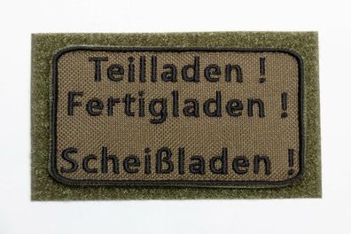 Patch Bundeswehr, Reservisten, Soldat, teilladen, fertigladen, Scheißladen