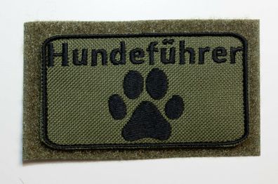 Patch Bundeswehr, Soldat, Reservist, Hundeführer, Hund