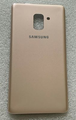 Akku Deckel Cover Akkudeckel Backcover Glas Gold Samsung Galaxy A8+ SM-A730F