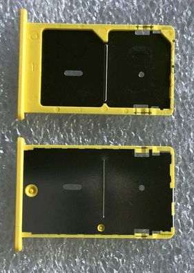 Sim Karten Adapter Halter Halterung Card Holder Gelb für Xiaomi Mi4c