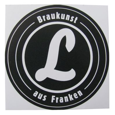 Brauerei Leikeim - Braukunst aus Franken - Aufkleber 80 mm