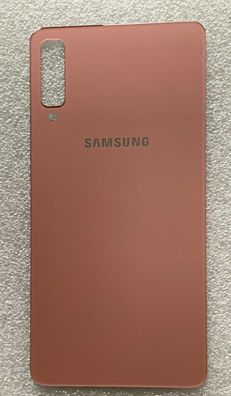 Akku Deckel Cover Akkudeckel Backcover Glas Pink Samsung Galaxy A7 2018 A750F