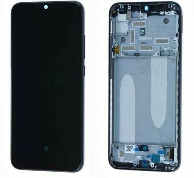 100% Original LCD Touchscreen Display OLED Einheit mit Rahmen Black Xiaomi Mi A3