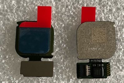 Fingerabdrucksensor Finger Sensor Touch ID Frame Flex Knopf Blau Huawei P10 Lite