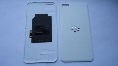 Original Blackberry Z10 Akkudeckel Backcover Batterydoor Akkuklappe White Cover