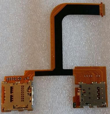 Sim SD Karten Leser Kartenleser Card Reader Lecteur Flex Kabel HTC One mini 2 M5