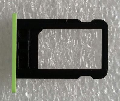Sim Karten Halter Halterung Holder Tray Adapter Schlitten Grün Für iPhone 5C
