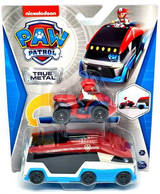 Paw Patrol True Metal Team Vehicle Paw Patroller Ryder mit Quad